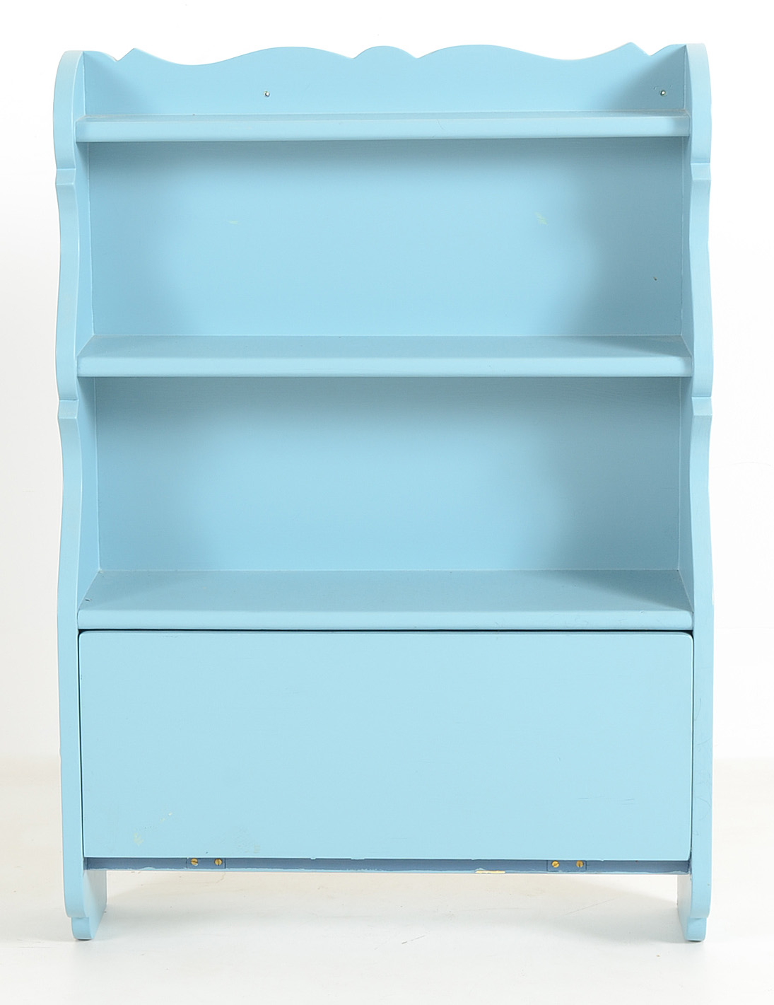 Light Blue Wall Shelf and Chair