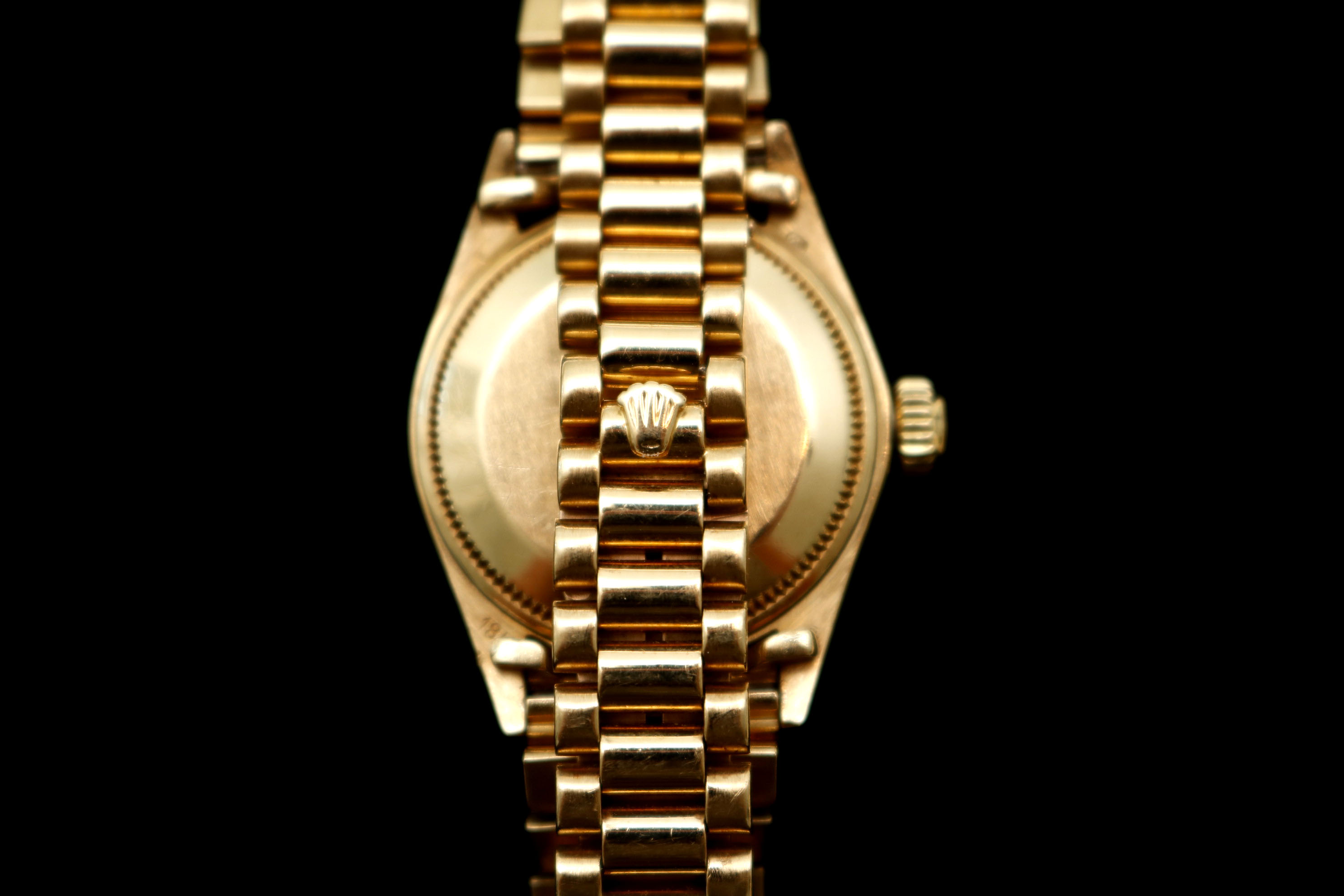 18K Yellow Gold and Diamond Rolex Watch