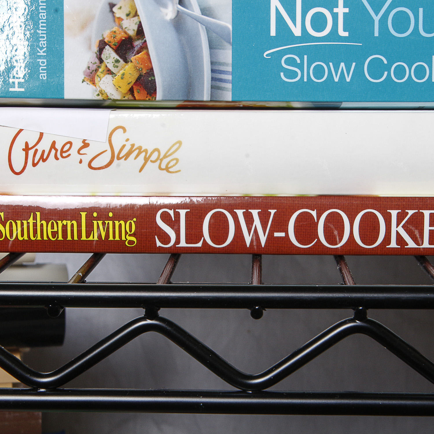 Neiman Marcus "Pure and Simple" Cookbook and Assortment of Slow Cooker Cookbooks