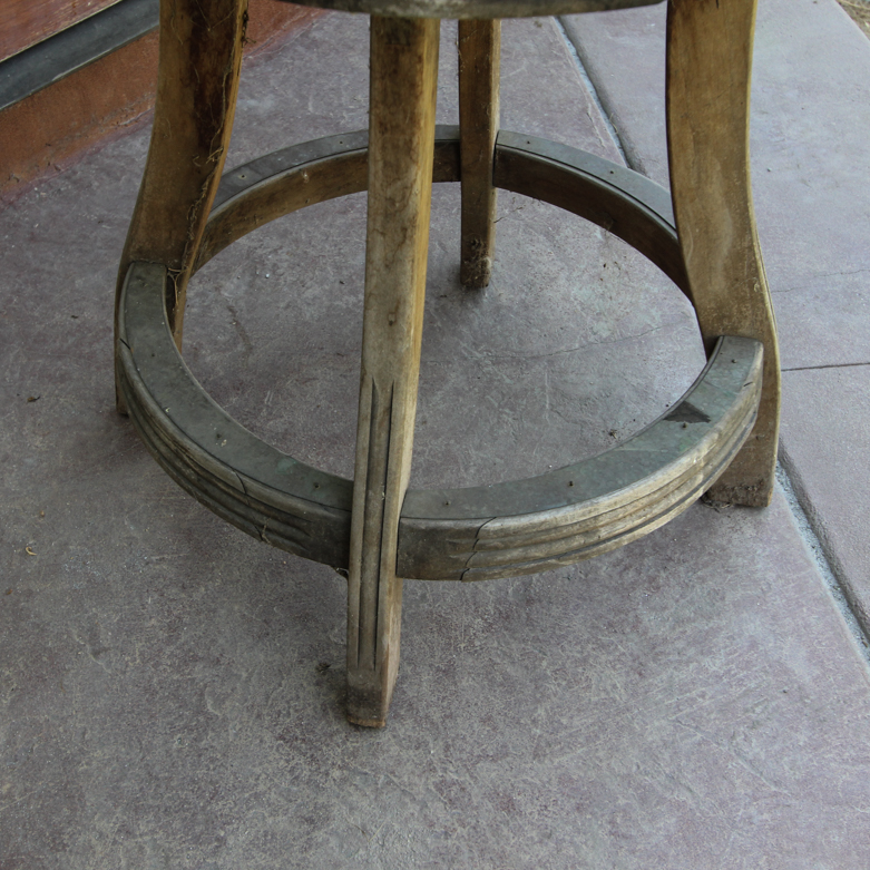 Vintage Upholstered Stool