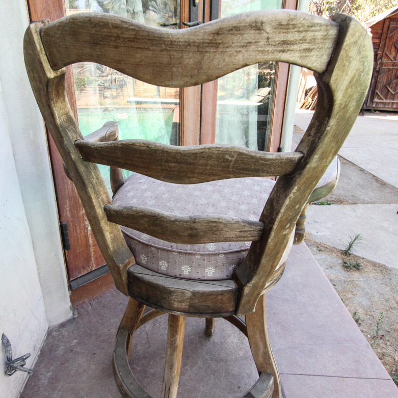 Vintage Upholstered Stool