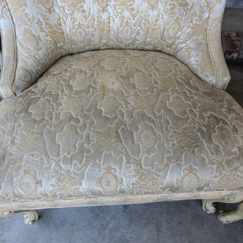 Vintage Upholstered Slipper Chairs