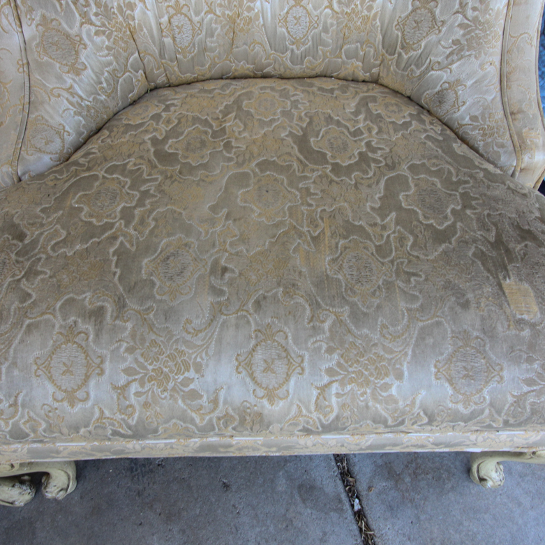 Vintage Upholstered Slipper Chairs