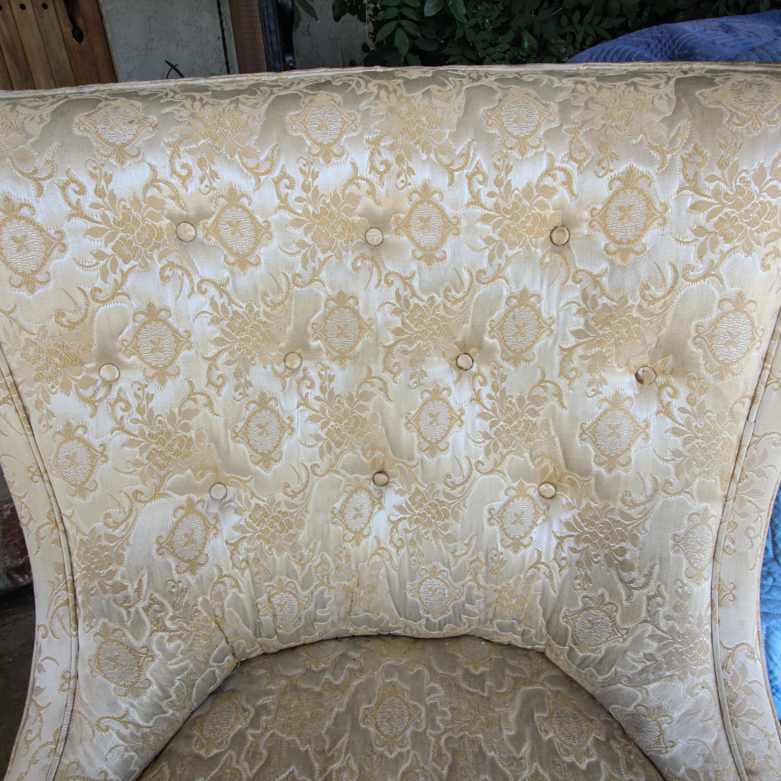 Vintage Upholstered Slipper Chairs