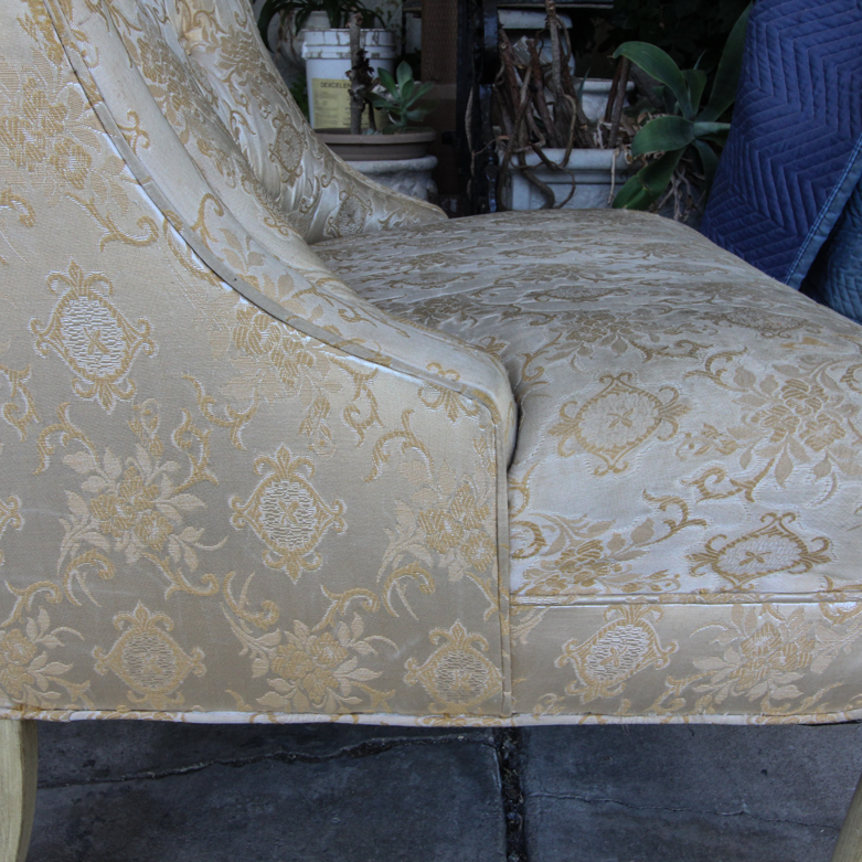 Vintage Upholstered Slipper Chairs