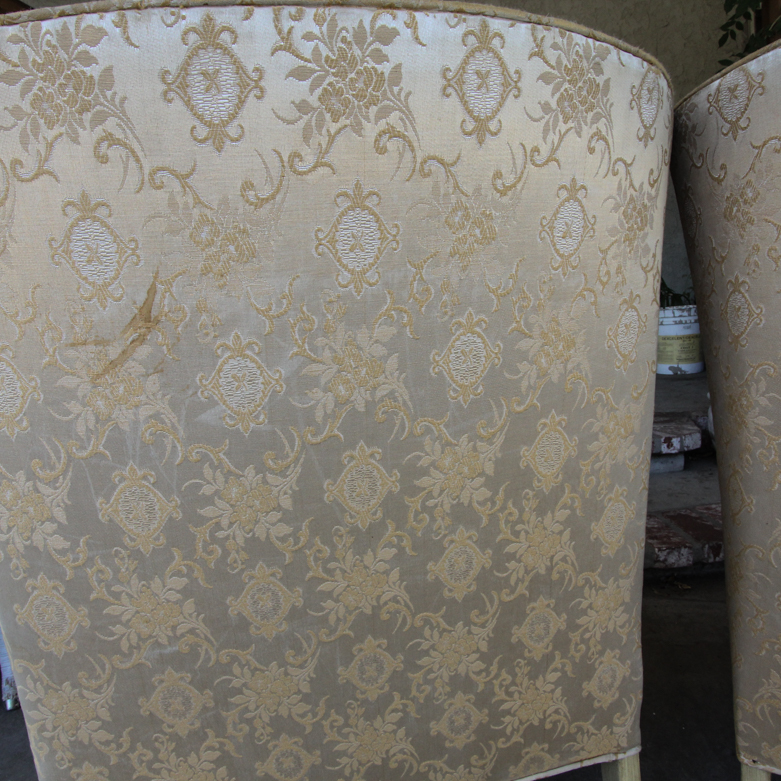 Vintage Upholstered Slipper Chairs