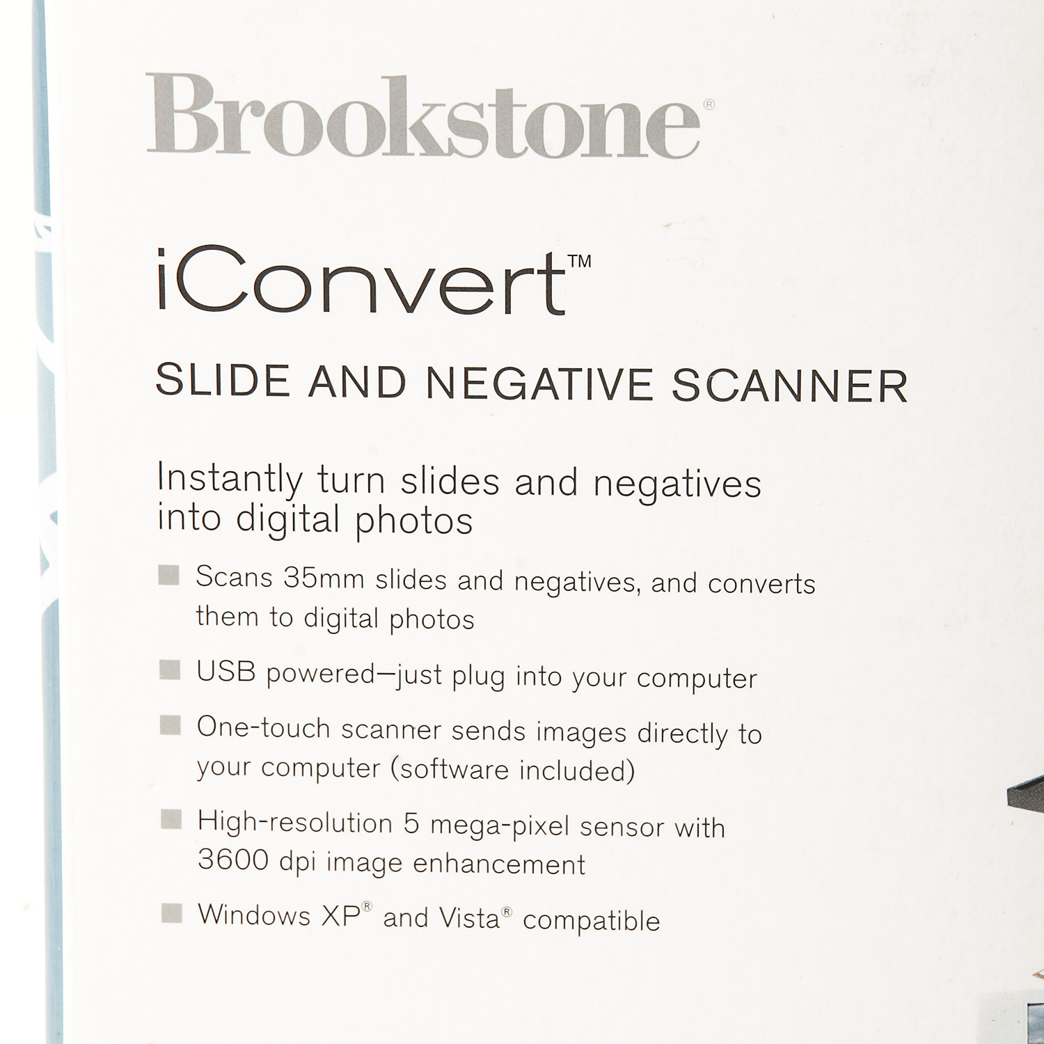 Brookstone iConvert Slide and Negative Scanner