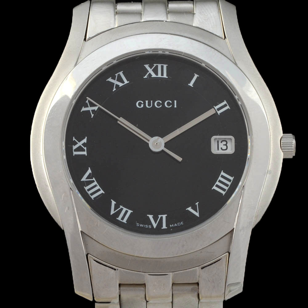 Men’s Gucci Wrist Watch with Date Calendar Model 5500M - WVXU