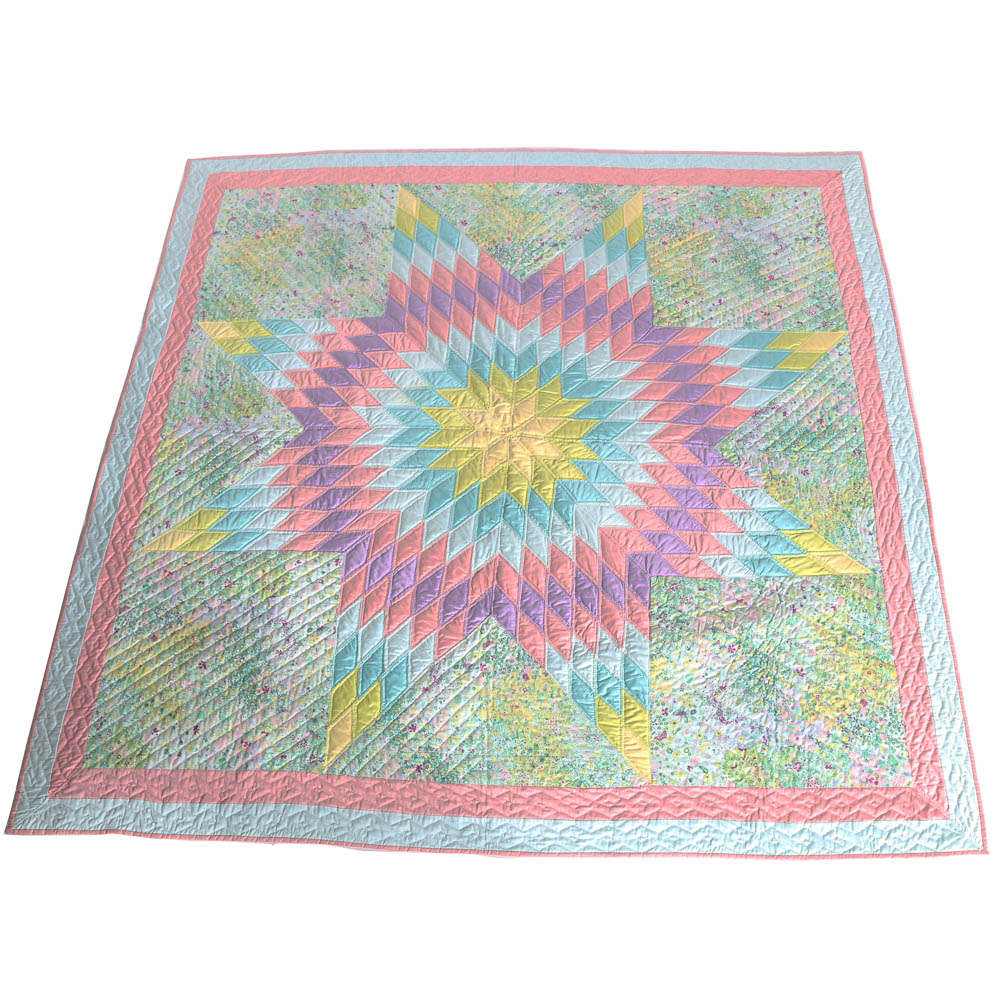 Handmade Floral Quilt