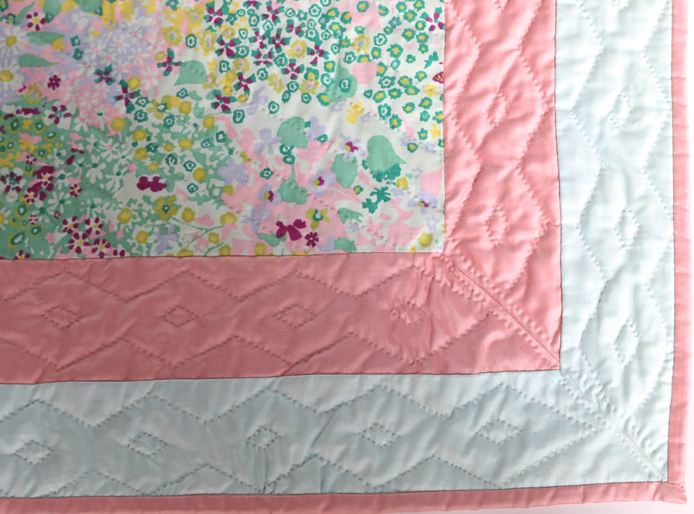Handmade Floral Quilt
