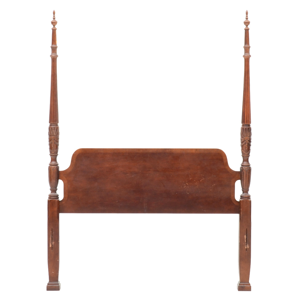 Queen Size Mahogany Finish Headboard