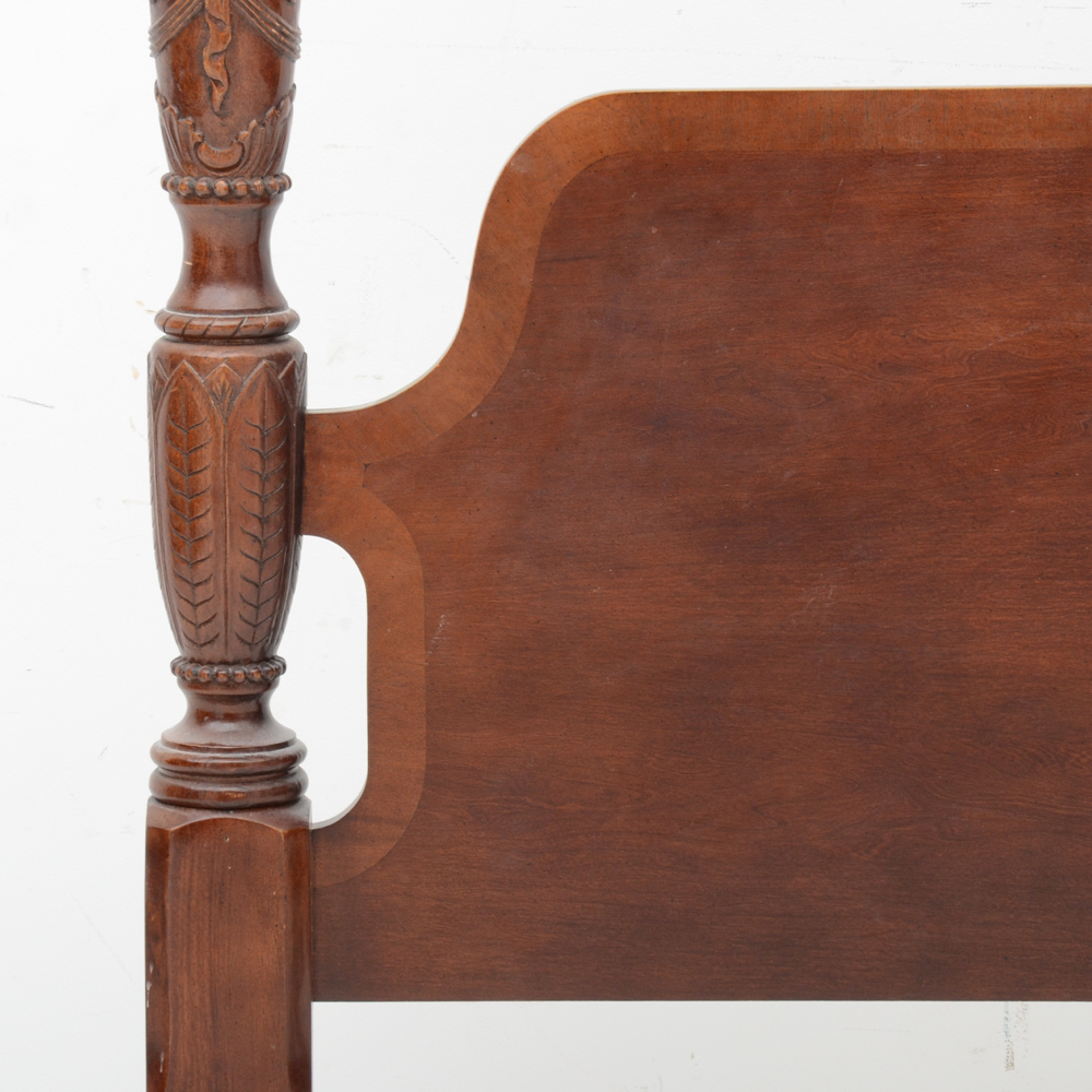 Queen Size Mahogany Finish Headboard
