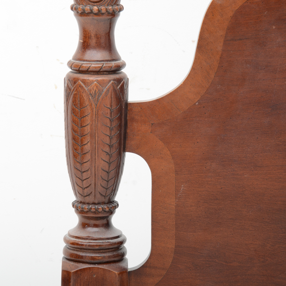 Queen Size Mahogany Finish Headboard