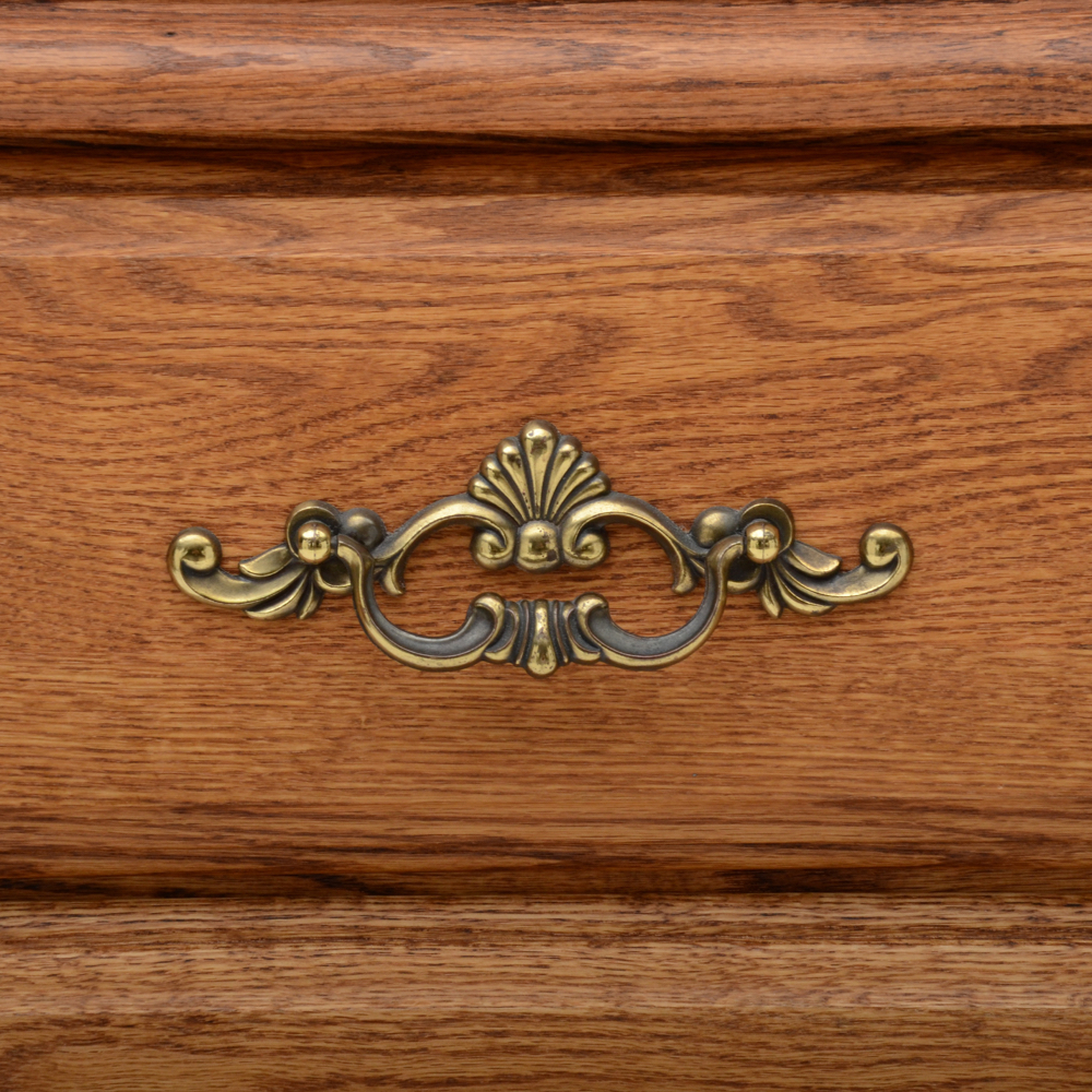 Oakwood Interiors Carved Oak Dresser