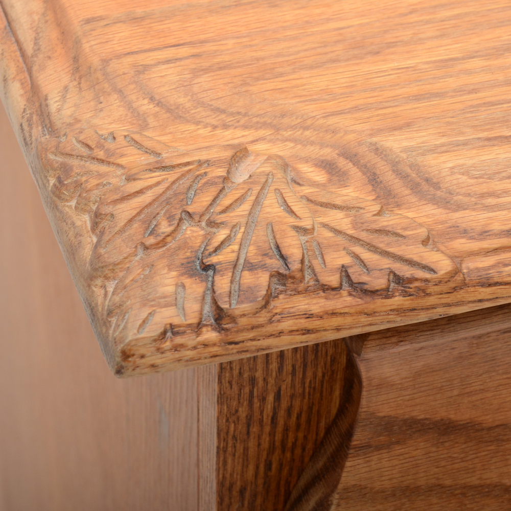 Oakwood Interiors Carved Oak Dresser