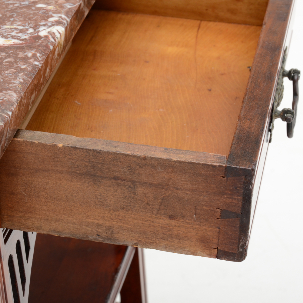 Victorian Eastlake Birch Hall Tree