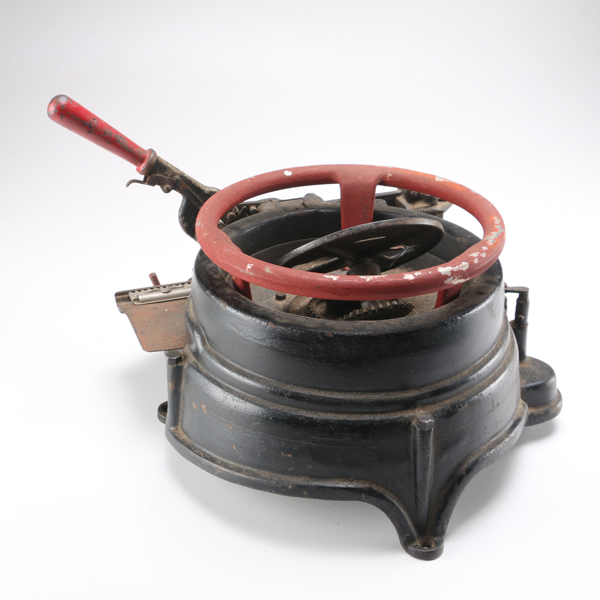 Vintage Cast Iron Stencil Machine