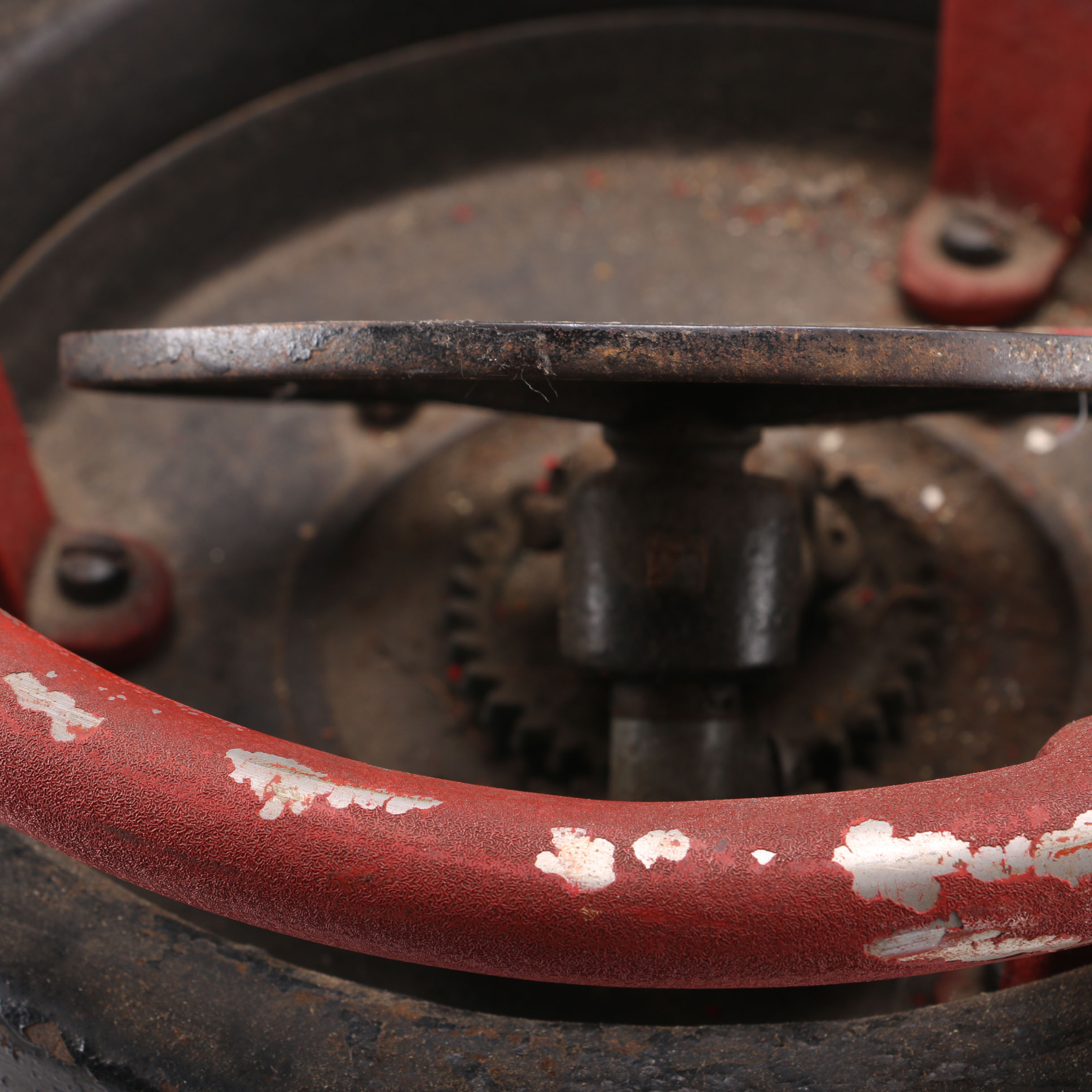 Vintage Cast Iron Stencil Machine