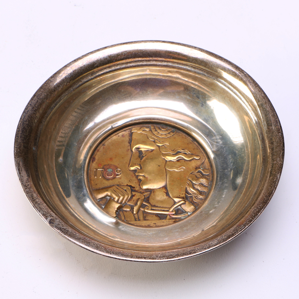 1939 French Coin Dish