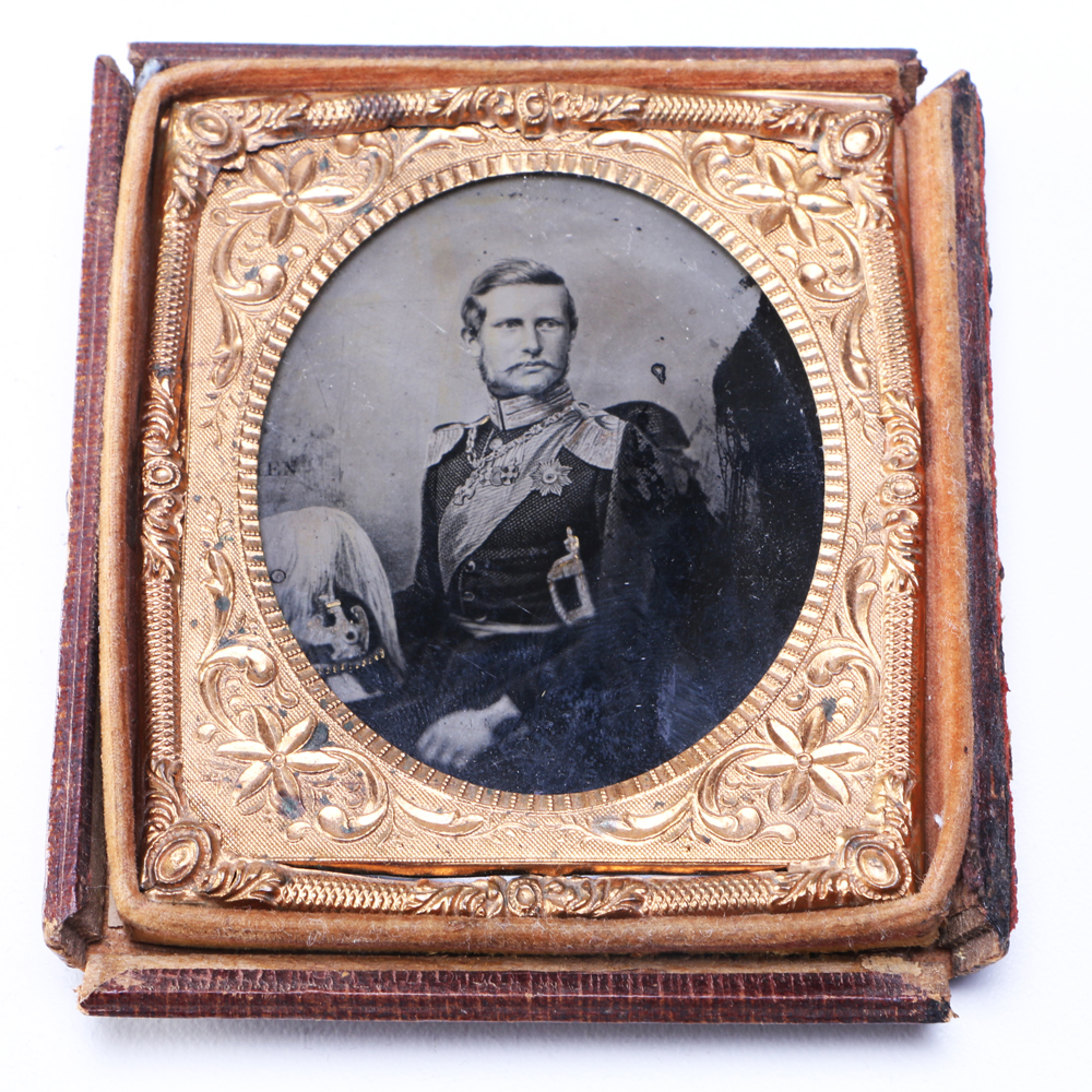 Ambrotype of Kaiser Frederick III