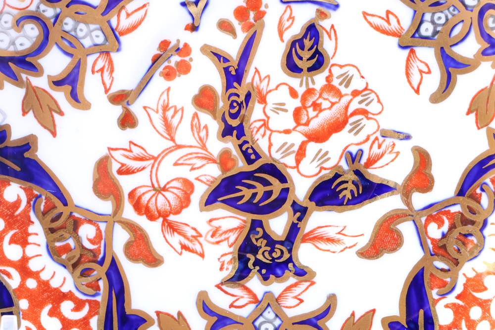 Pair of Royalcrown Derby Bone China Tea Plates