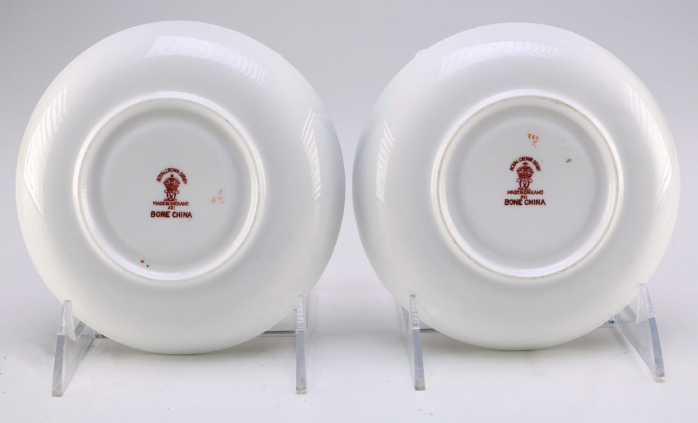 Pair of Royalcrown Derby Bone China Tea Plates