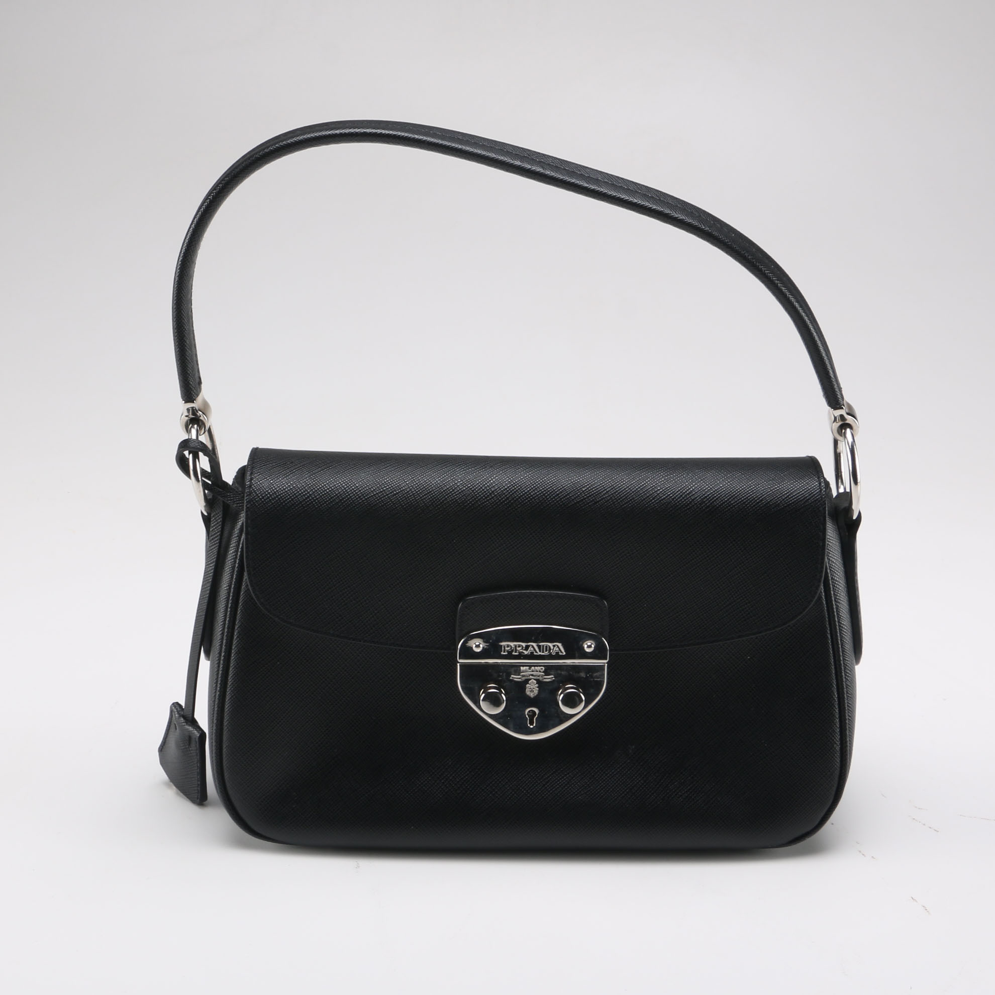 **Made Inactive - FakeBlack Leather Prada Milano DAL 1913 Handbag