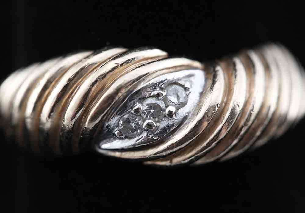 Yellow Gold and Diamond Ring