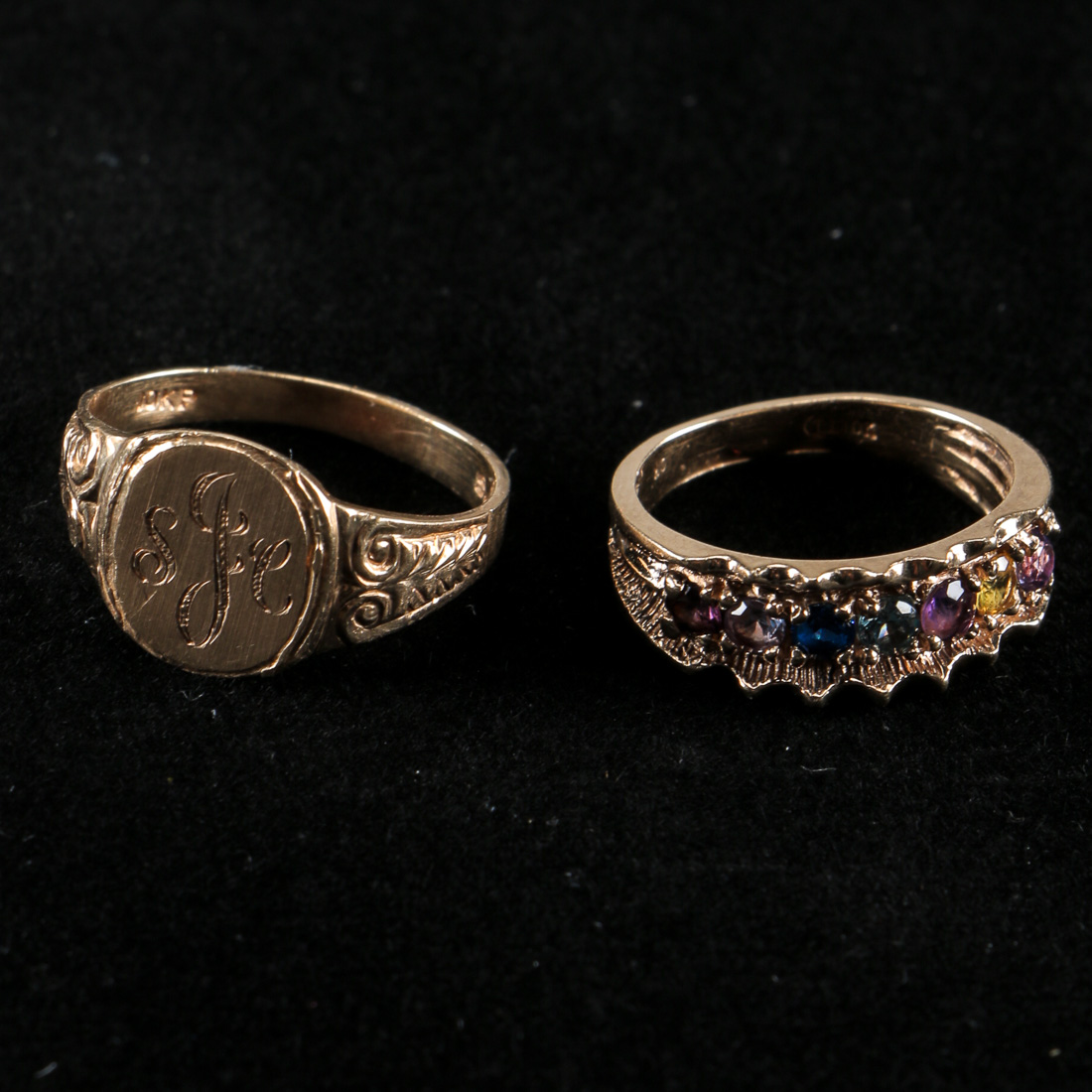 10K Yellow Gold Rings