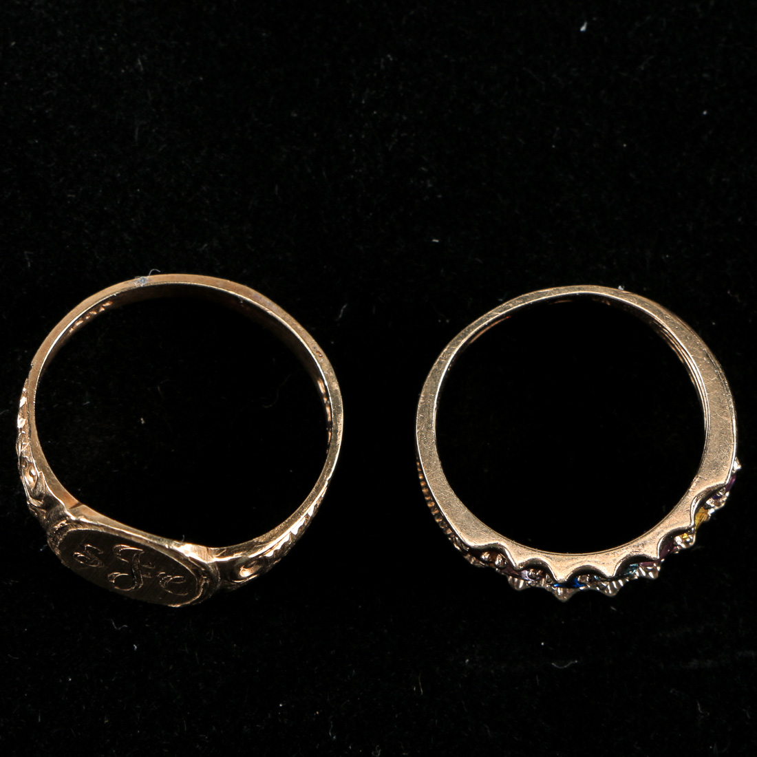 10K Yellow Gold Rings