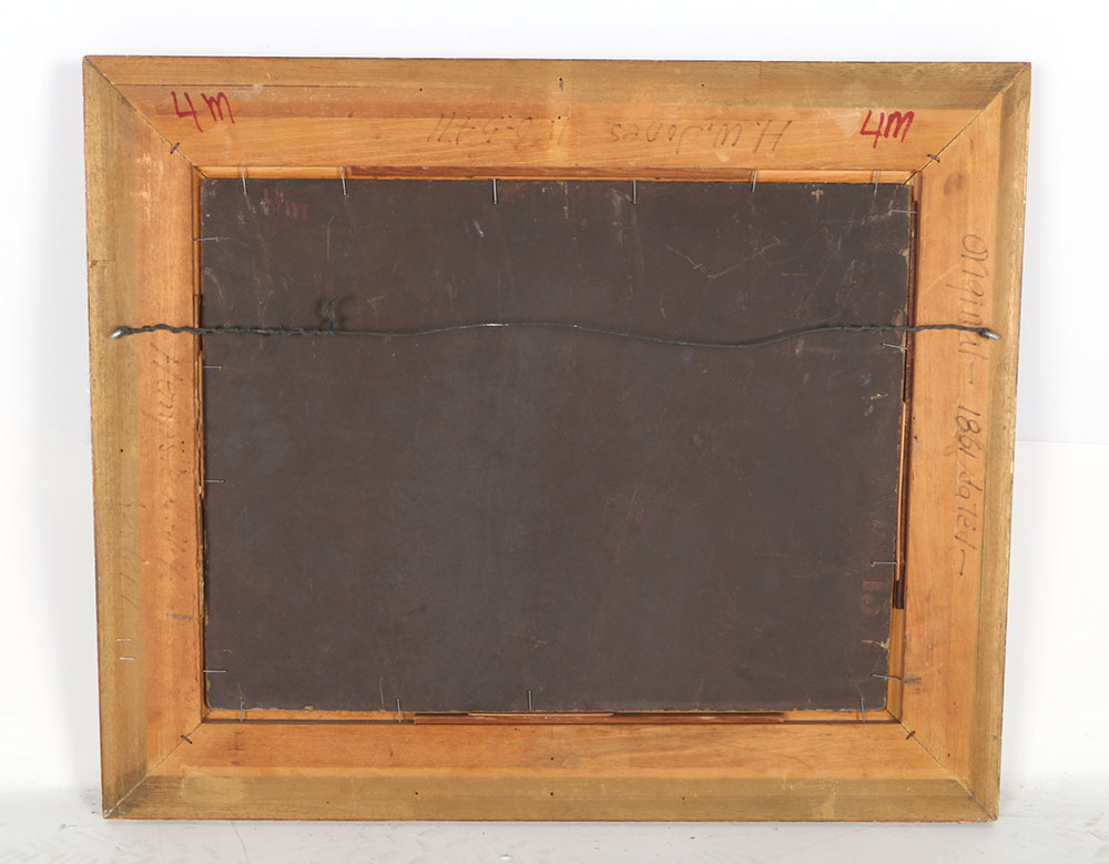 Victor De Grailly Attributed Oil on Board Landscape