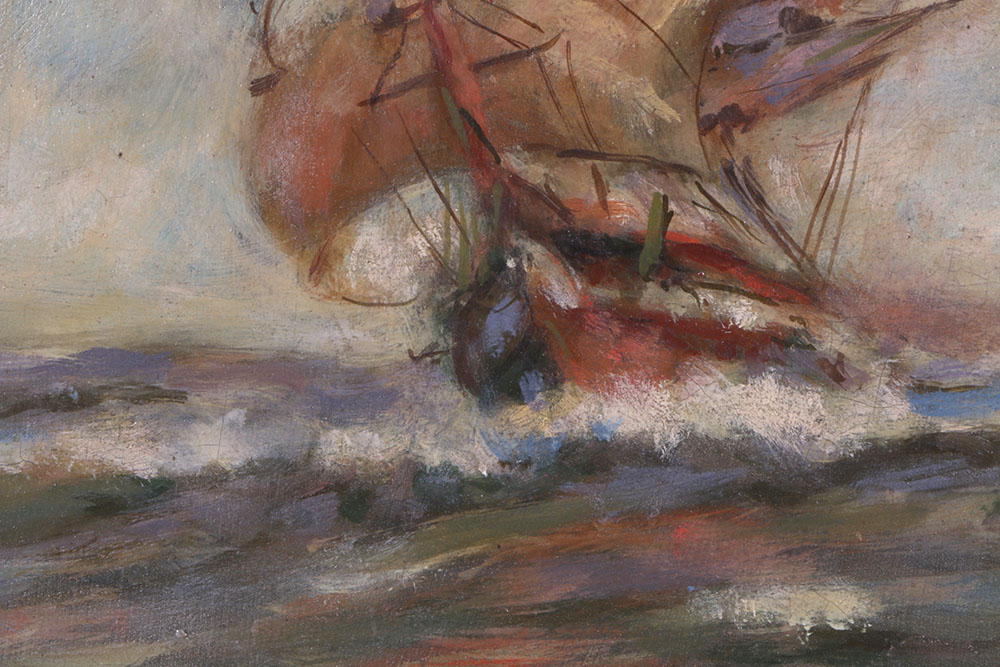 Eugene Melancon Oil on Board