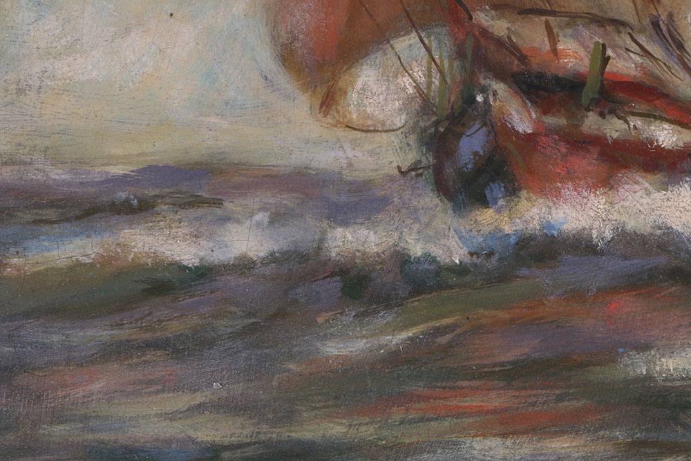 Eugene Melancon Oil on Board