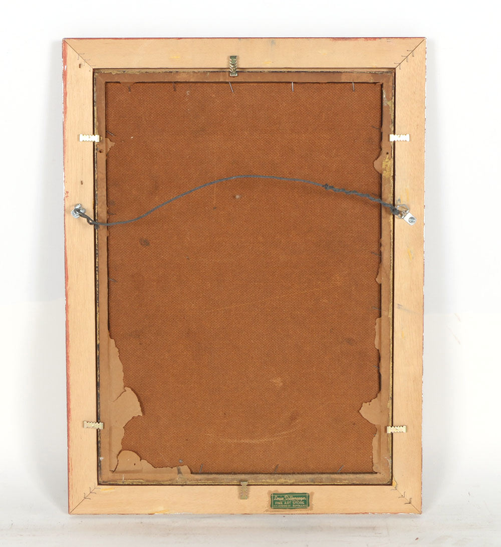 Eugene Melancon Oil on Board