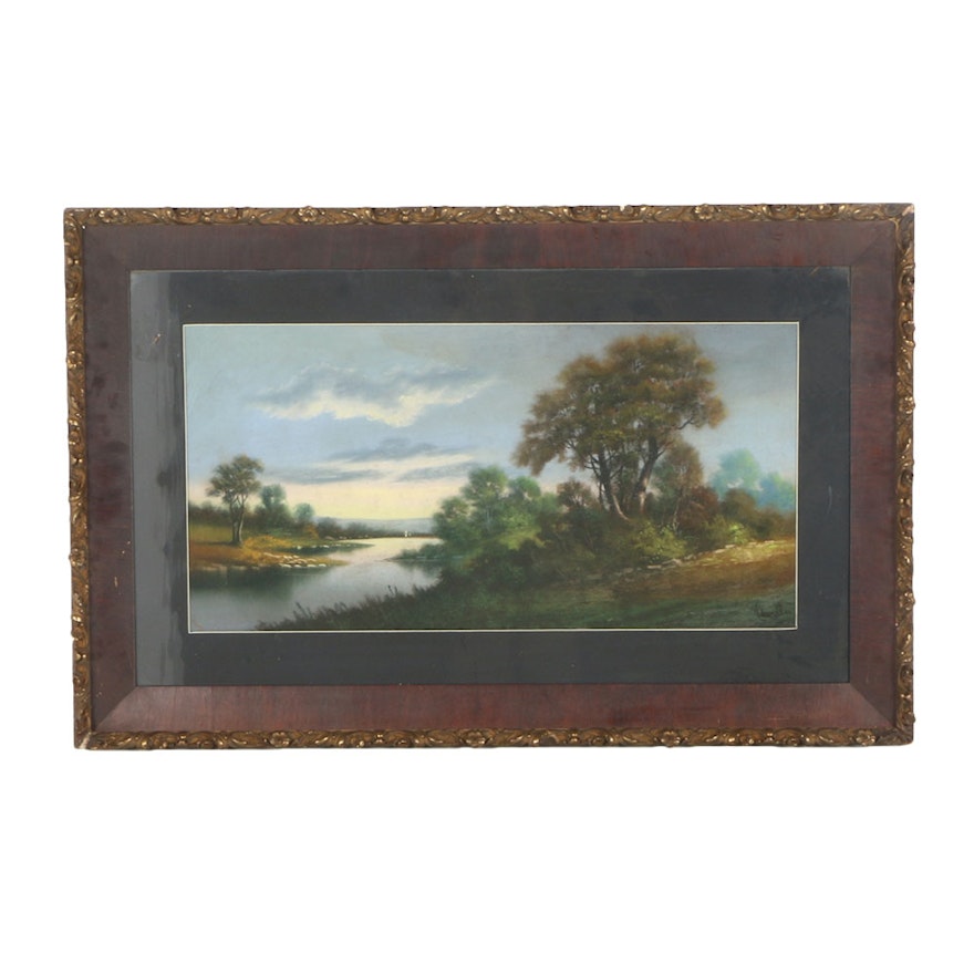 William Henry Chandler Original Landscape Pastel