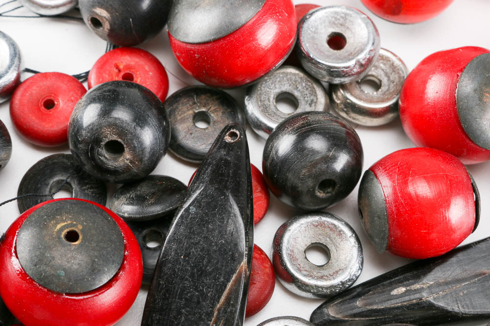 Collection of Beads and Thread