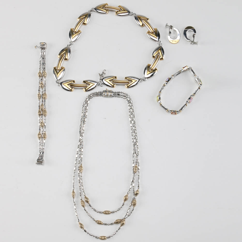 Gold Tone and Silver Tone Jewelry