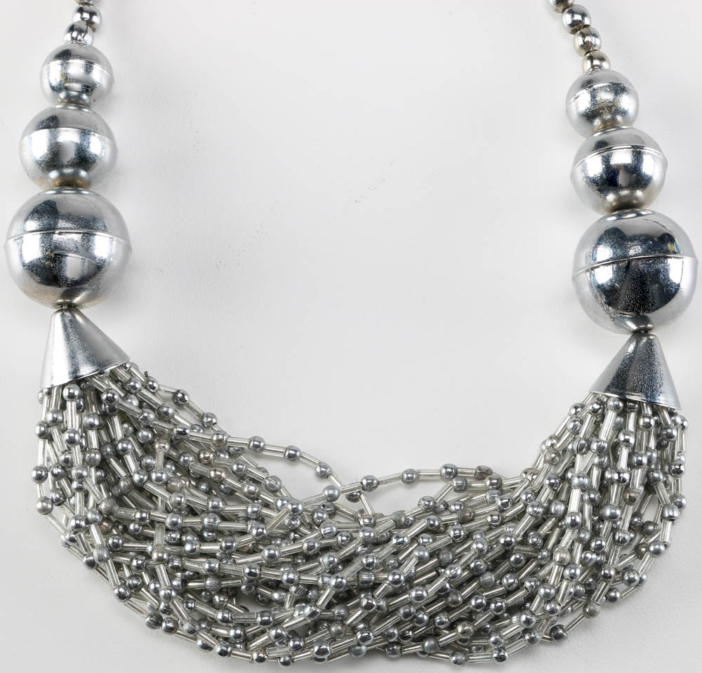 Statement Silver Toned Necklaces