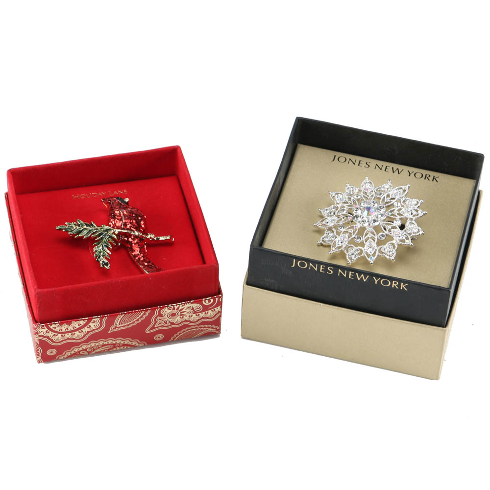 Macy's and Jones New York Designer Brooches