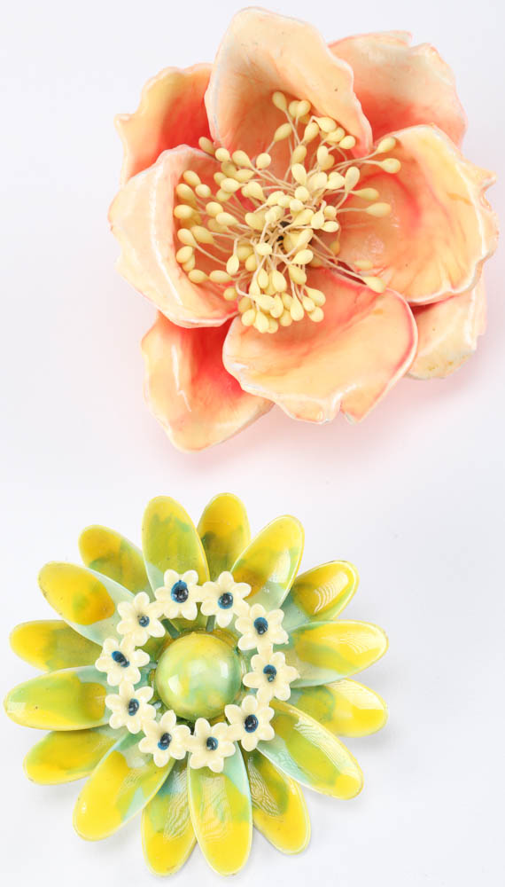 Group of Floral Pins