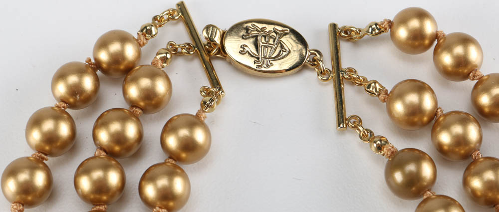 Collection of Gold Tone and Rhinestone Jewelry