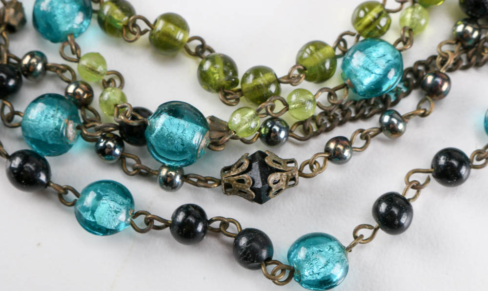 Assorted Beaded Costume Jewelry