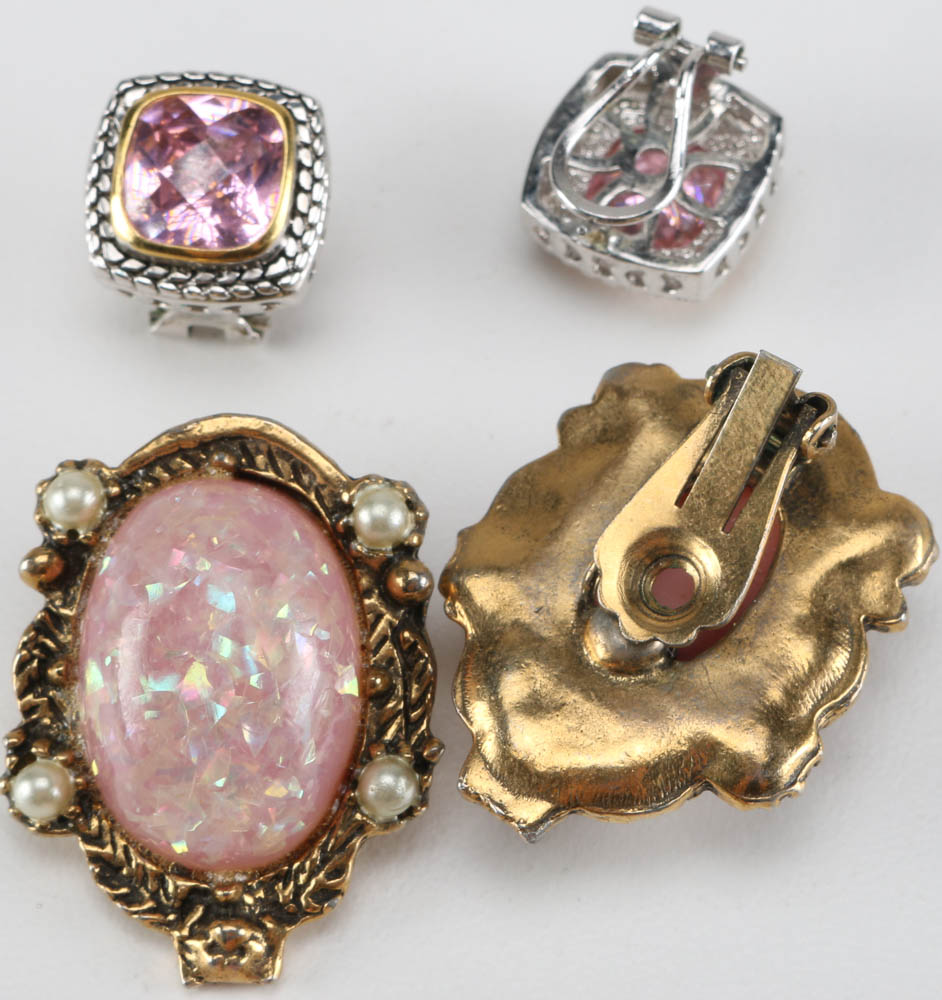 Assortment of Pink Earrings