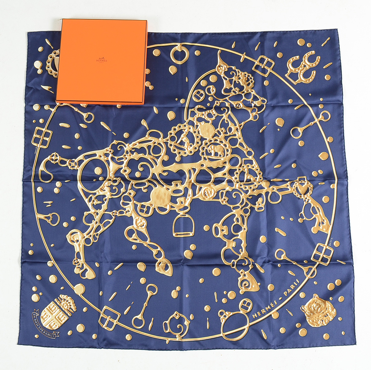 Hermès "Cheval Fusion" Silk Scarf