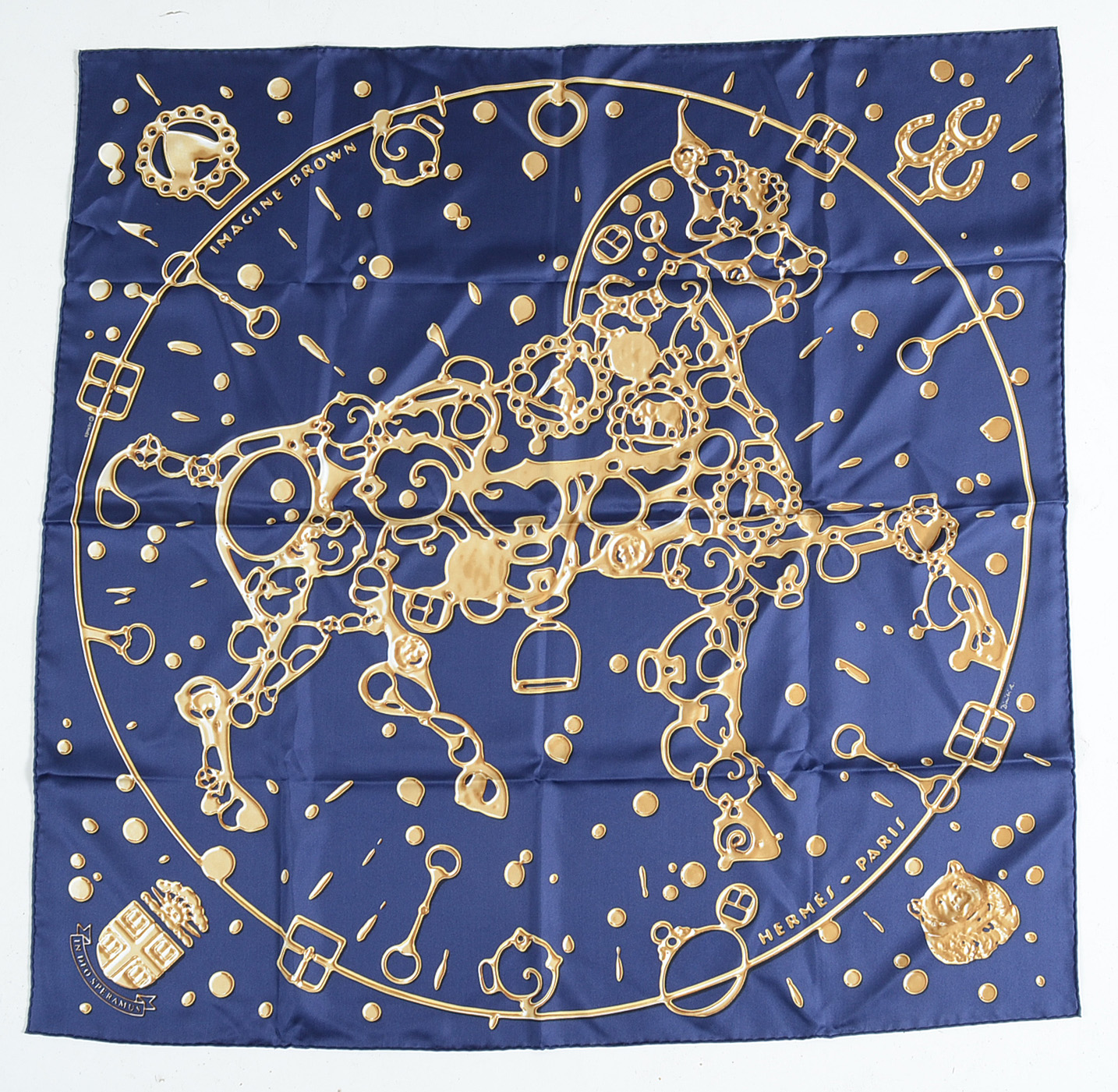 Hermès "Cheval Fusion" Silk Scarf