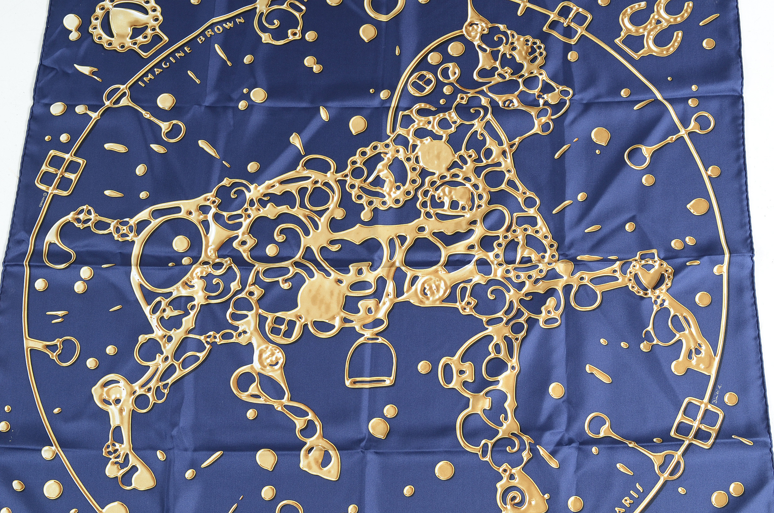 Hermès "Cheval Fusion" Silk Scarf