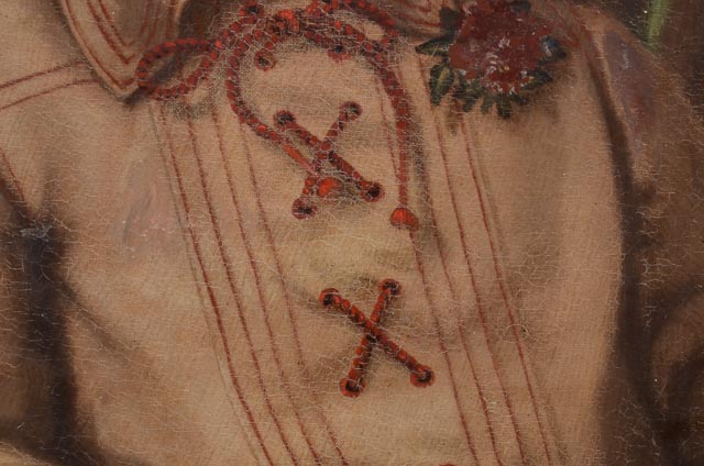 Oil on Canvas Portrait of a Young Boy