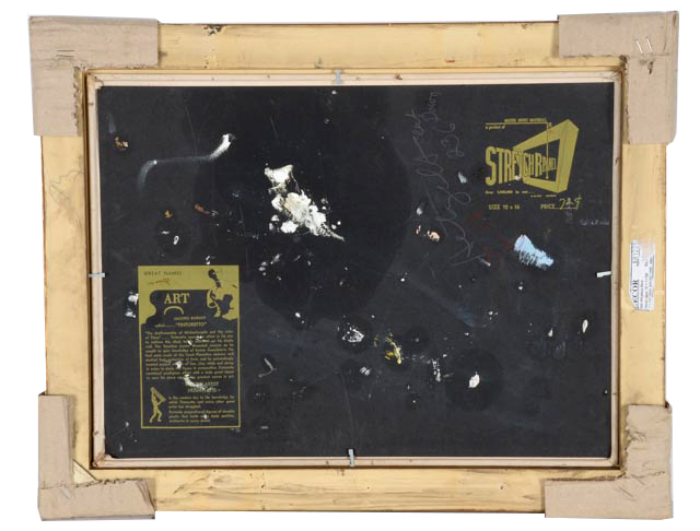 Geraldine Lewis Signed Acrylic Landscape Painting