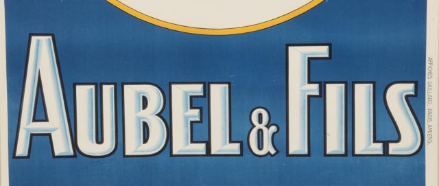 Affiches Gaillard Lithograph Poster "Goutez Les Aubel And Fils"