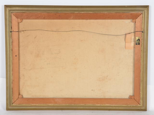 Signed Oil on Canvas Landscape Painting